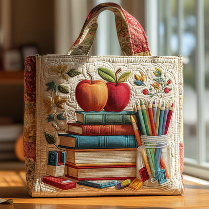 Teacher Quilted Tote Bag GFTOHD8214