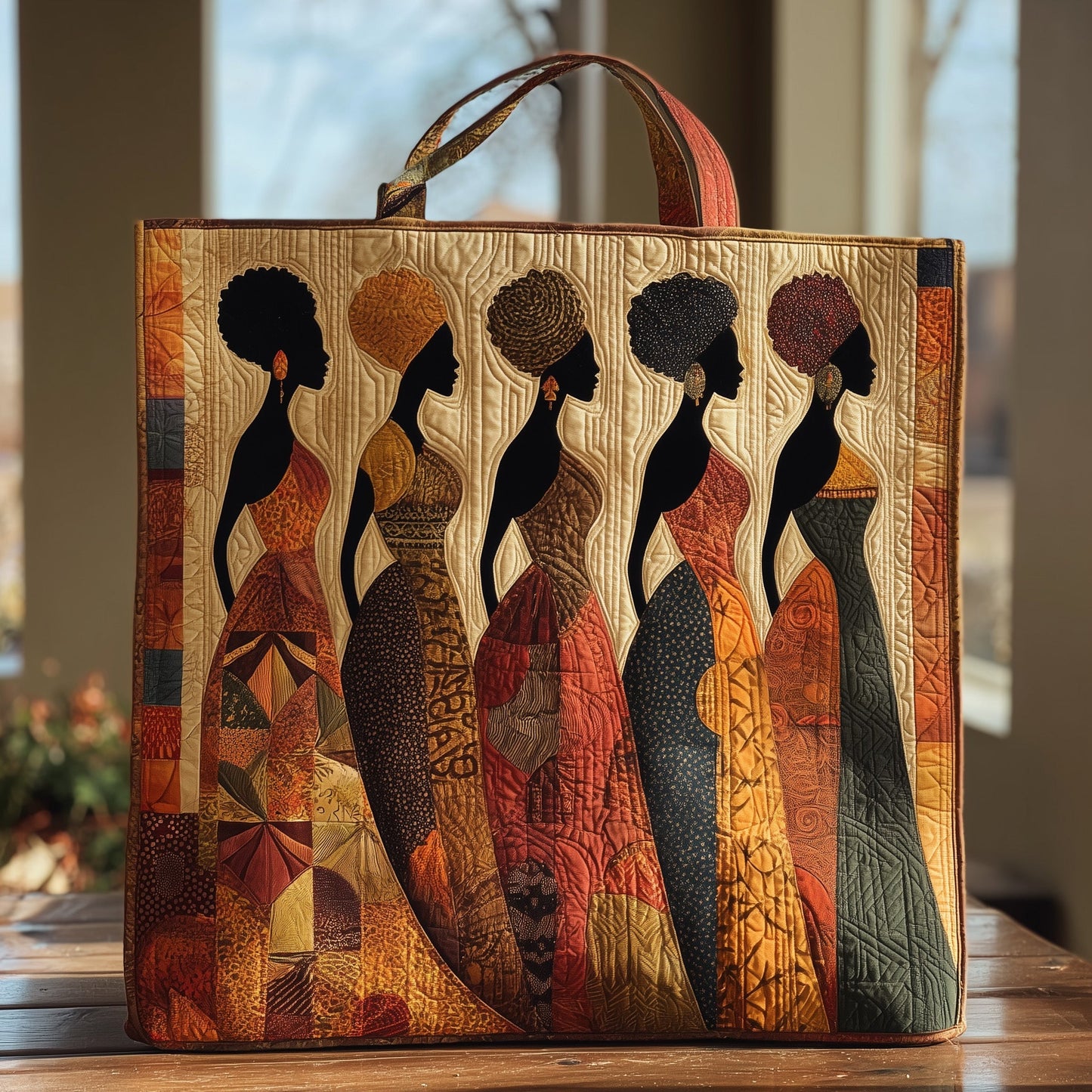 Golden Queens Quilted Tote Bag GFTOHD8232