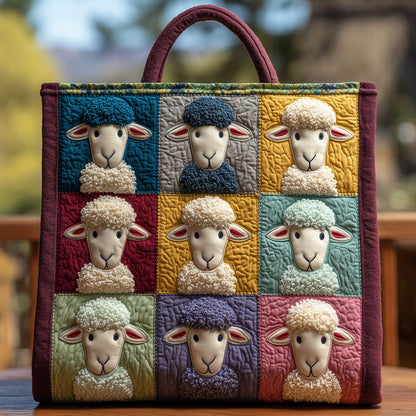 Sheep Heaven Quilted Tote Bag GFTOHD8292