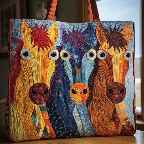 Horse Quilted Tote Bag GFTOHD8379