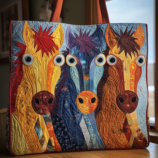 Horse Quilted Tote Bag GFTOHD8379