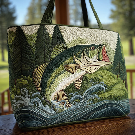 Fishing Quilted Tote Bag GFTOHD8454