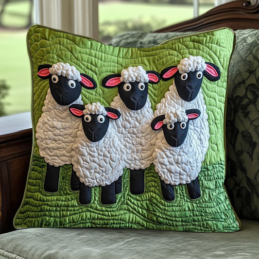 Sheep Serenity Quilted Pillow Case GFTOHD8470
