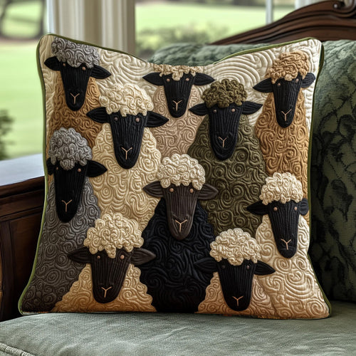 Sheep Serenity Quilted Pillow Case GFTOHD8472