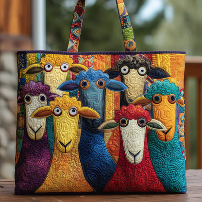 Sheep Heaven Quilted Tote Bag GFTOHD8294