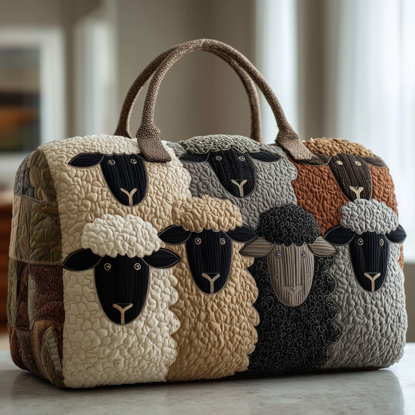 Sheep Serenity Quilted Duffle Bag GFTOHD8573