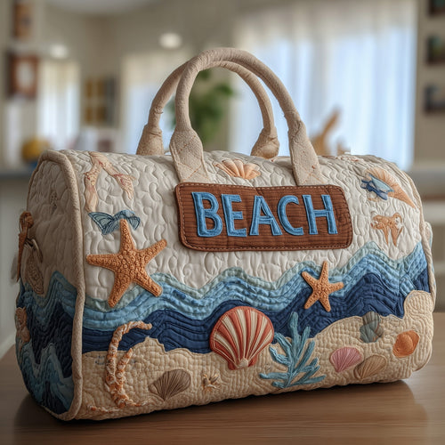 Tropical Beach Quilted Duffle Bag GFTOHD8580