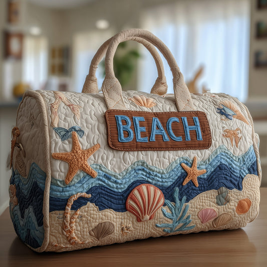 Tropical Beach Quilted Duffle Bag GFTOHD8580