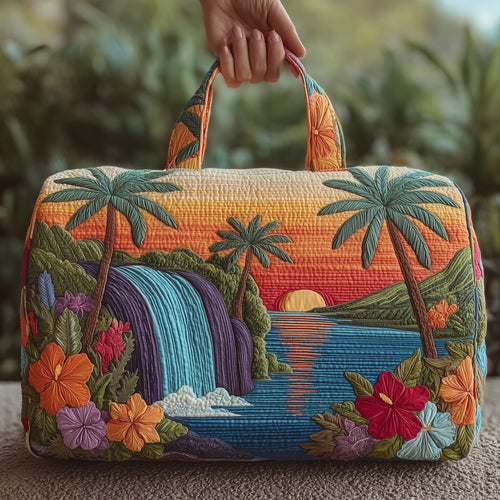 Tropical Beach Quilted Duffle Bag GFTOHD8589
