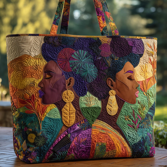 Golden Queens Quilted Tote Bag GFTOHD8707