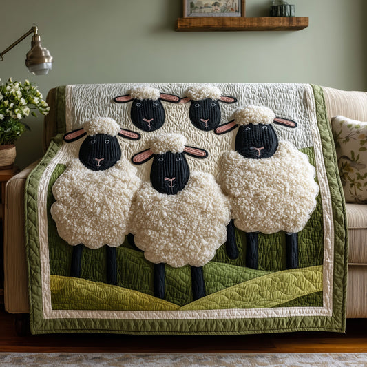Sheep Serenity Quilted Blanket GFTOHD8726