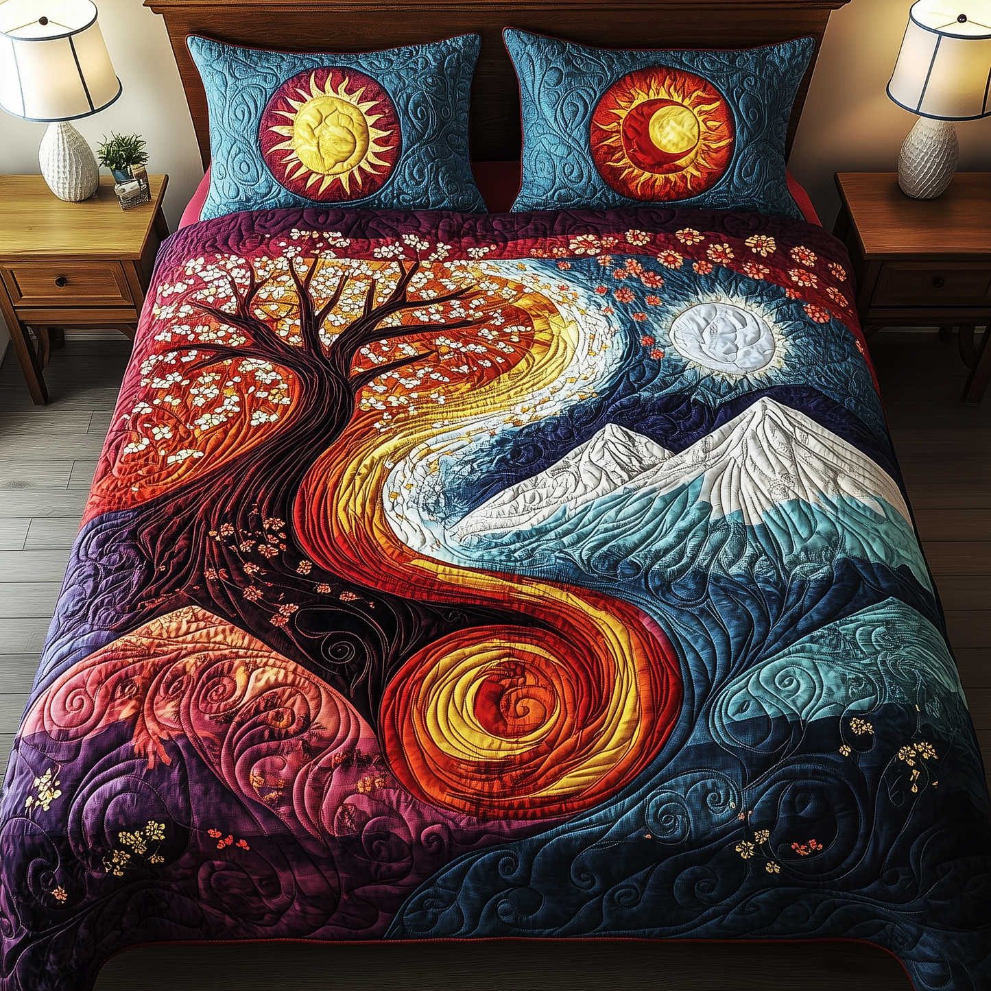 Elements Contrast 3-Piece Quilted Bedding Set GFTOHD890