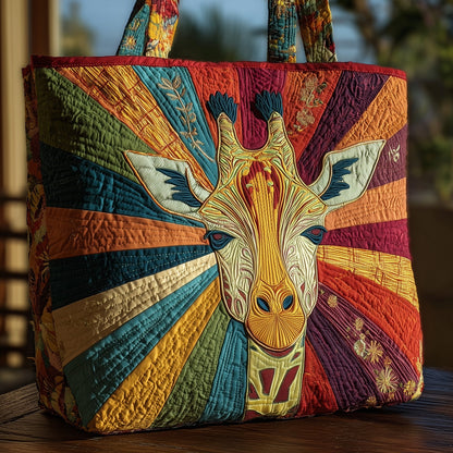 Giraffe Serenity Quilted Tote Bag GFTOHD8928