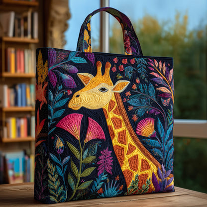 Giraffe Serenity Quilted Tote Bag GFTOHD8933