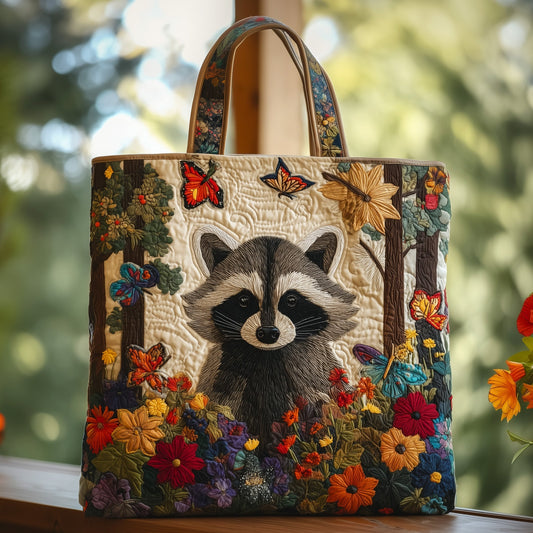 Raccoons Quilted Tote Bag GFTOHD9271