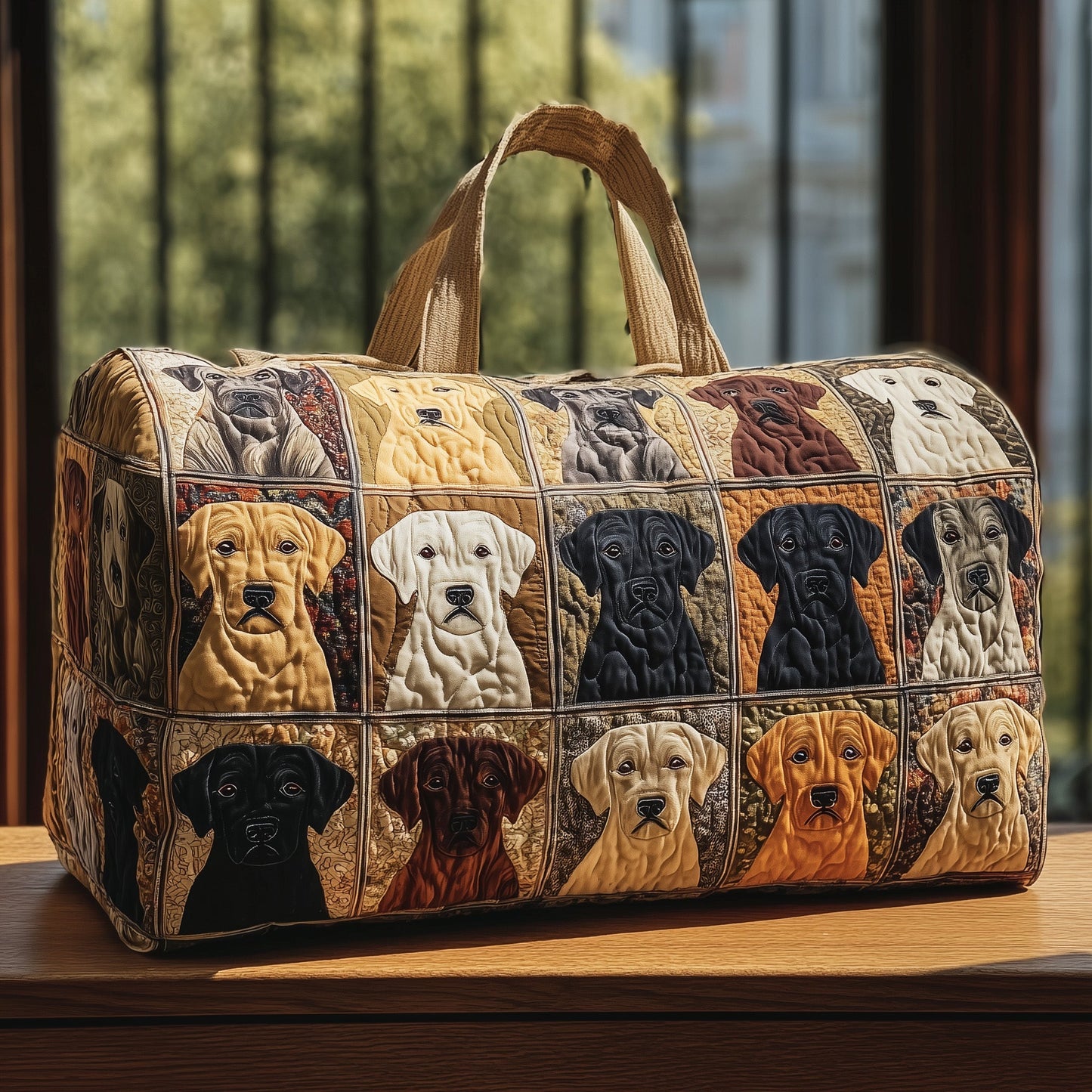 Labrador Quilted Duffle Bag GFTOHD9570