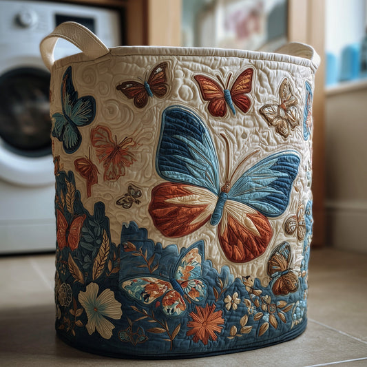 Butterfly Heaven Quilted Laundry Basket GFTOHD9694