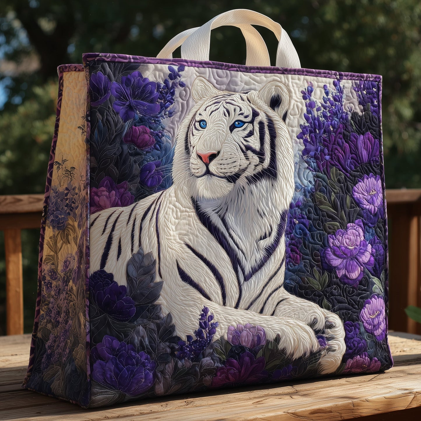 Charming Tiger Quilted Tote Bag GFTOHD9722