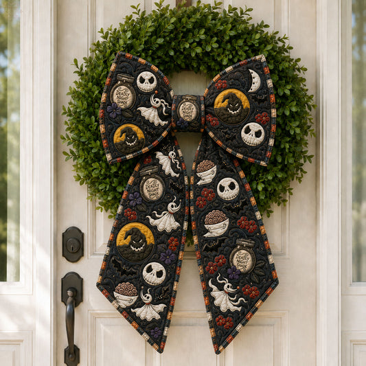 Deadly Night Shade Halloween Quilted Wreath Sash GFTOHNL1056