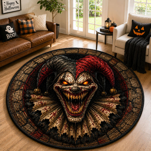 Dark Jester Nightmare Quilted Round Mat GFTOHNL1071