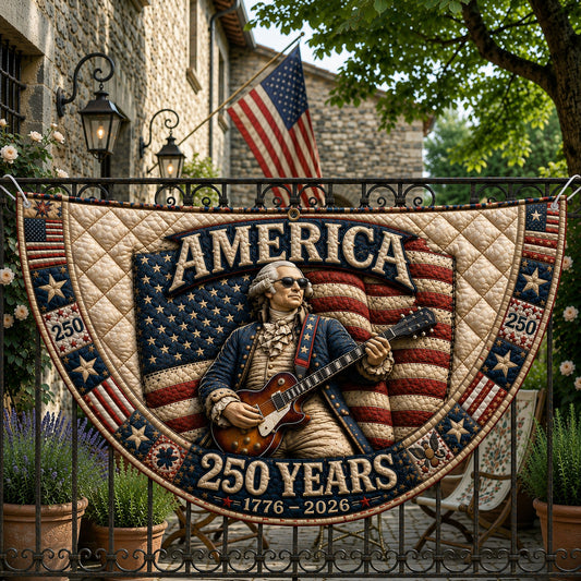 America 250 Years Rock Legend Fan Flag GFTOHNL122