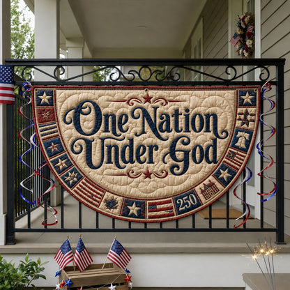 One Nation Under God Patriotic Fan Flag GFTOHNL123