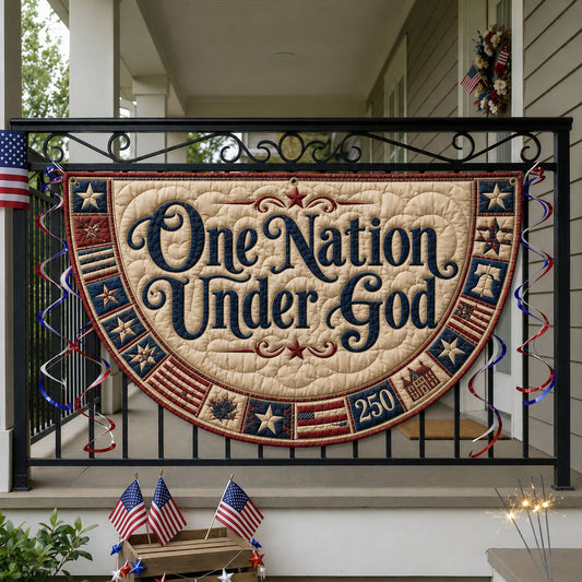 One Nation Under God Patriotic Fan Flag GFTOHNL123