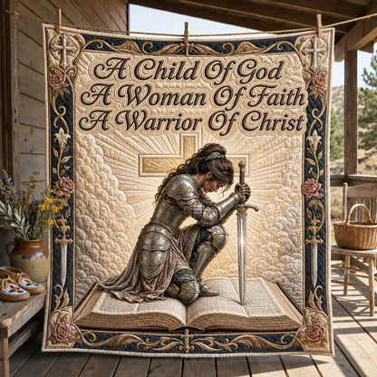 Full Armor Of God Quilted Blanket GFTOHNL1287