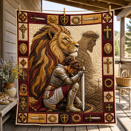 Full Armor Of God Quilted Blanket GFTOHNL1288