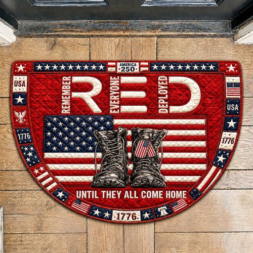 Colonial Military Tribute Quilted Welcome Mat GFTOHNL176