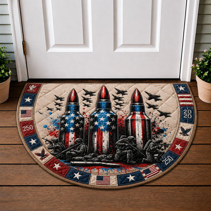 Vintage USA Heritage Quilted Welcome Mat GFTOHNL177