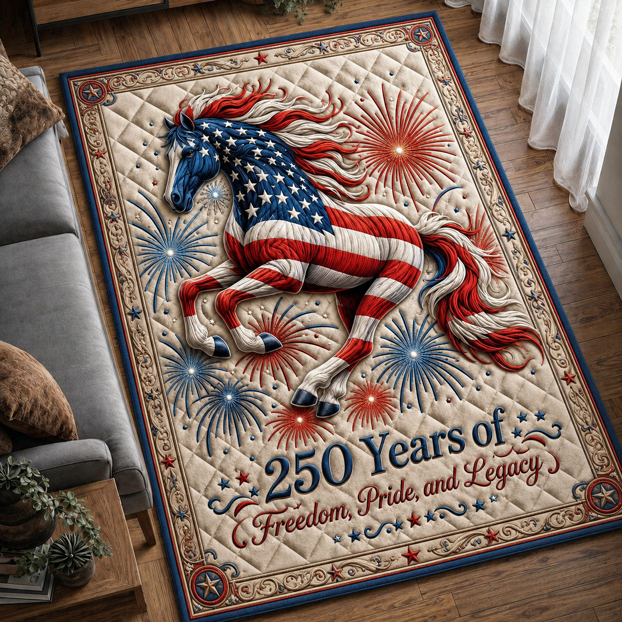 American Horse Area Rug GFTOHNL18