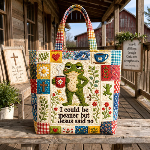 Rustic Country Faith Quilted Tote Bag GFTOHNL1807