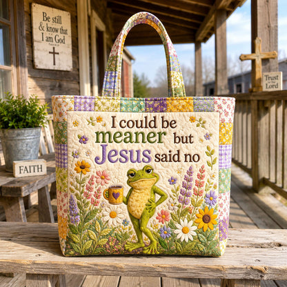 Meadow Faith Bloom Quilted Tote Bag GFTOHNL1810