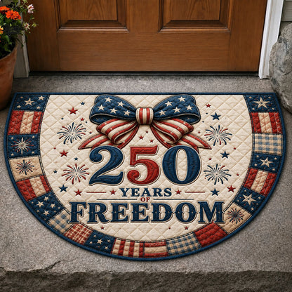 Freedom Fireworks Patriotic Quilted Welcome Mat GFTOHNL182