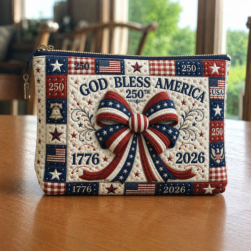 God Bless America 250th Quilted Purse GFTOHNL186C1