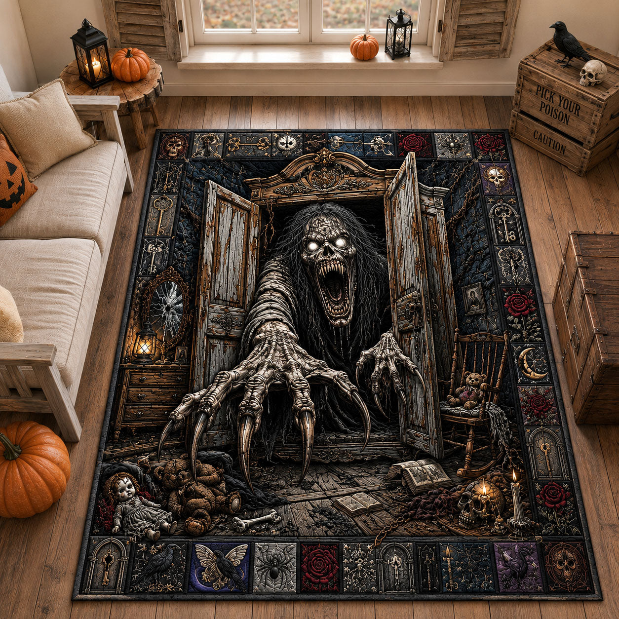 Closet Of Nightmares Area Rug GFTOHNL1876
