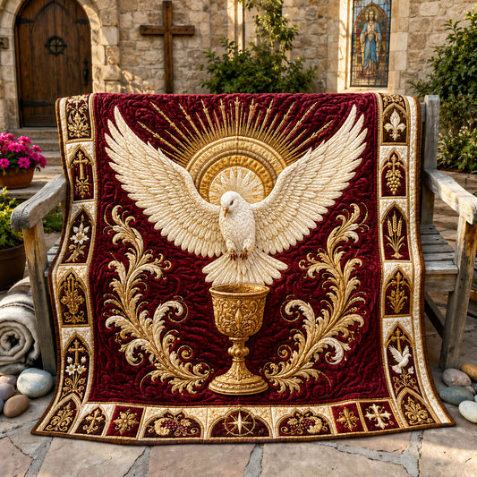 Spirit Of The Chalice Quilted Blanket GFTOHNL1883