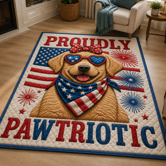 American Golden Retriever Area Rug GFTOHNL19