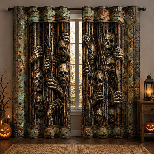 Prison Of The Damned Quilted Curtains GFTOHNL1919