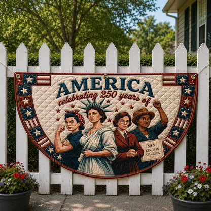 America 250 No Kings Fan Flag GFTOHNL193
