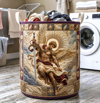 Strength From Above Quilted Laundry Basket GFTOHNL1945
