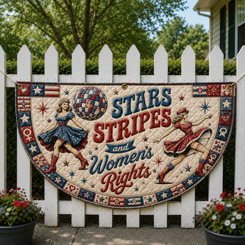 Stars Stripes And Womens Rights Fan Flag GFTOHNL195