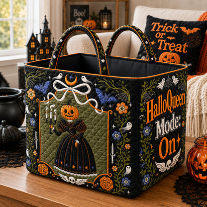 Halloween Queen Mode Quilted Storage Basket GFTOHNL1956
