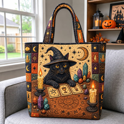 Witch Familiar Quilted Tote Bag GFTOHNL1979