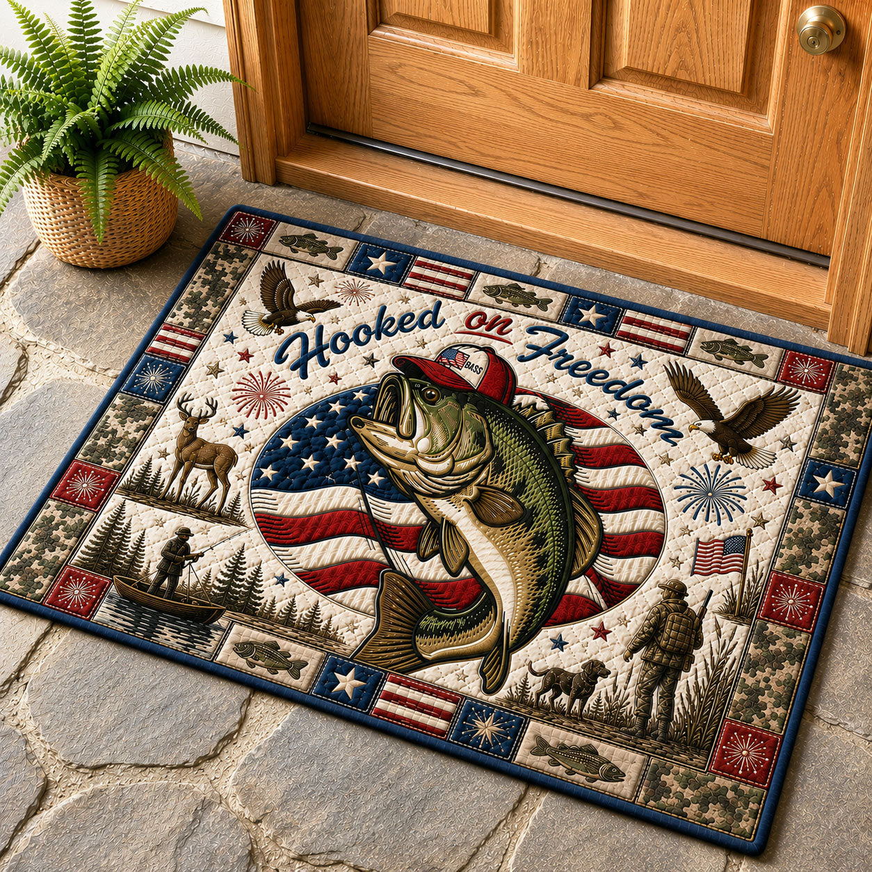Bass Hunter Americana Doormat GFTOHNL198