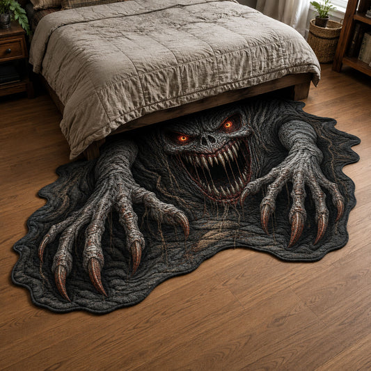 Under Bed Nightmare Creature Custom Shape Area Rug GFTOHNL2036