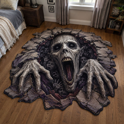 Screaming Undead Floor Breaker Custom Shape Area Rug GFTOHNL2038