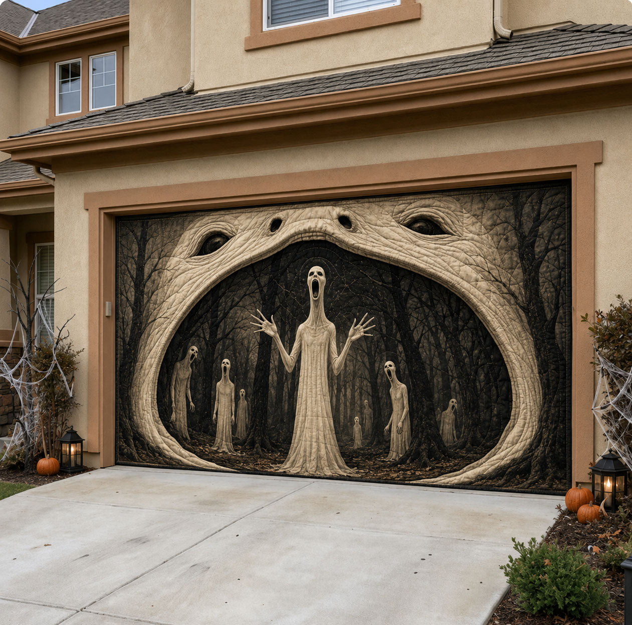 Screaming Forest Spirits Garage Door Banner GFTOHNL2083