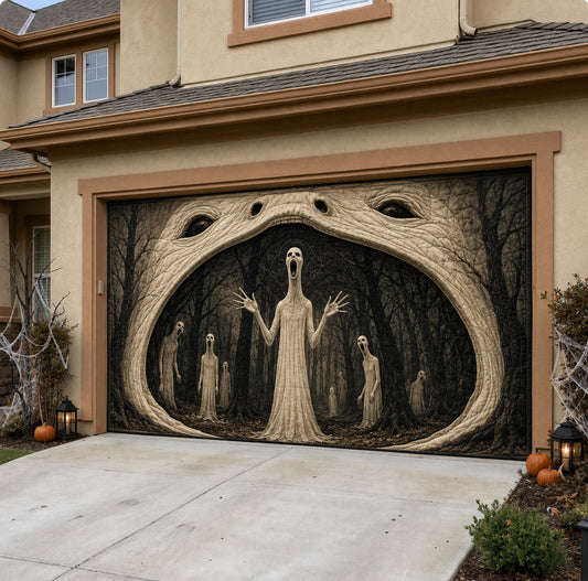 Screaming Forest Spirits Garage Door Banner GFTOHNL2083
